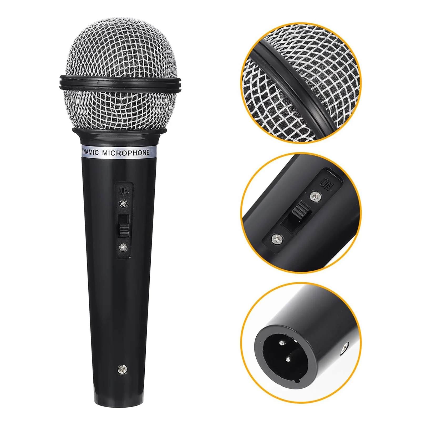 Plastic Microphone Model Props Lightweight & Portable High-Simulation Toy Microphone for Toddler Preschool Games Gift
Plastic Microphone Model Props Lightweight & Portable High-Simulation Toy Microphone for Toddler Preschool Games Gift