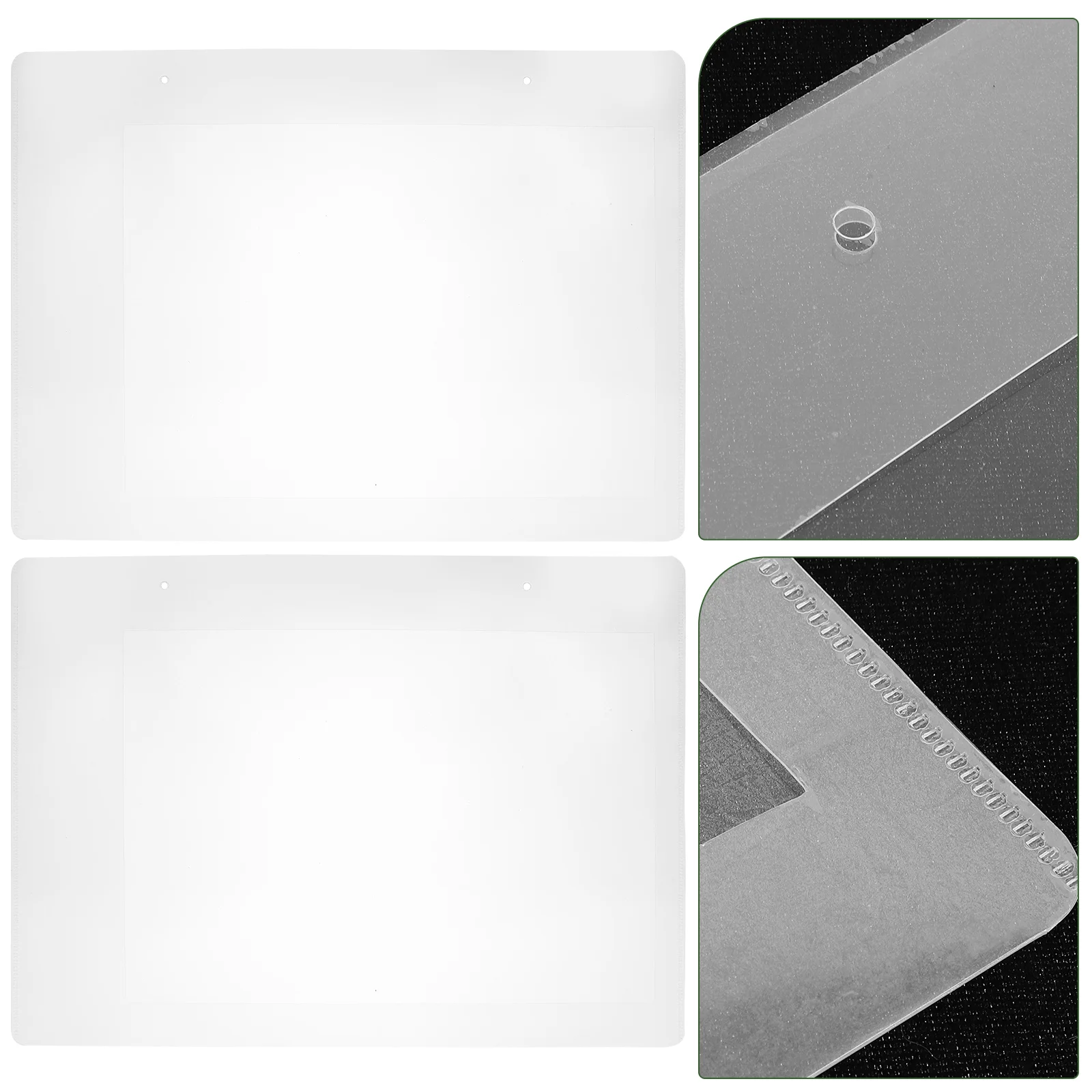 2pcs Folders Document Folders File Bags Vertical Style Pp Material Office Study Use Large Capacity Transparent Holder 
2pcs Folders Document Folders File Bags Vertical Style Pp Material Office Study Use Large Capacity Transparent Holder