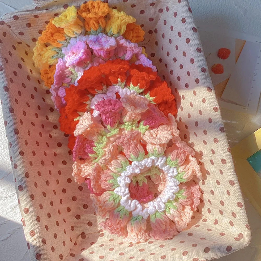 Cute Flores Convallariae Crocheted Flower Scrunchies Handmade Elastic Knitted Hair Rope Woven Headwear Sweet Hair Tie Girls
Cute Flores Convallariae Crocheted Flower Scrunchies Handmade Elastic Knitted Hair Rope Woven Headwear Sweet Hair Tie Girls