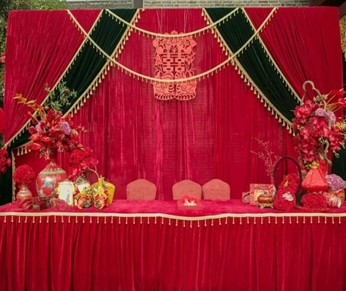 Mixed Color Thick Velvet Fabric Curtain With Swags Tassels Panels for Wedding Ceremony Theater Party Event Stage Backdrop Drapes
Mixed Color Thick Velvet Fabric Curtain With Swags Tassels Panels for Wedding Ceremony Theater Party Event Stage Backdrop Drapes