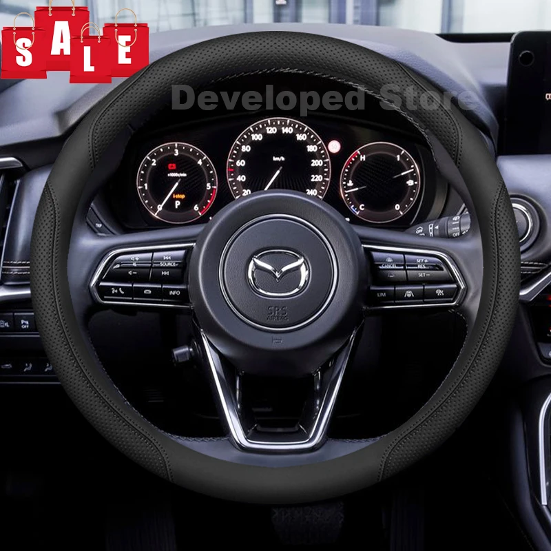 Leather Car Steering Wheel Cover For Mazda CX-90 CX 90 2026-2023 Mazda 3 5 6 cx5 cx3 cx30 cx50 Auto Accessories Mazda car parts
Leather Car Steering Wheel Cover For Mazda CX-90 CX 90 2026-2023 Mazda 3 5 6 cx5 cx3 cx30 cx50 Auto Accessories Mazda car parts
