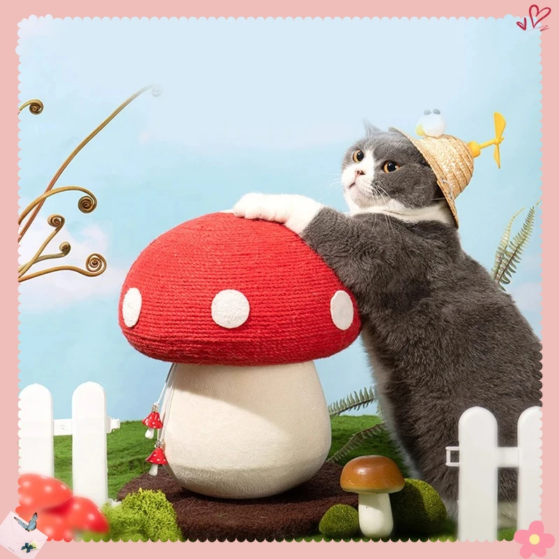 Mushroom Cat Scratching Post - Unique Design, Sisal-Wrapped, Ideal for Medium and Small Cats
Mushroom Cat Scratching Post - Unique Design, Sisal-Wrapped, Ideal for Medium and Small Cats
