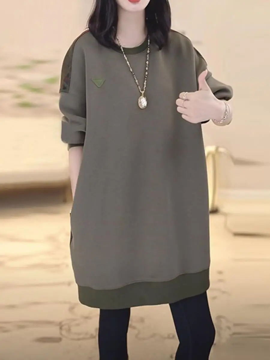 Элитный модный повседневный вязаный свитшот для осени и зимы, молодежная верхняя одежда, базовый слой, топ, скрывающий недостатки фигуры, с эффектом похудения
Элитный модный повседневный вязаный свитшот для осени и зимы, молодежная верхняя одежда, базовый слой, топ, скрывающий недостатки фигуры, с эффектом похудения