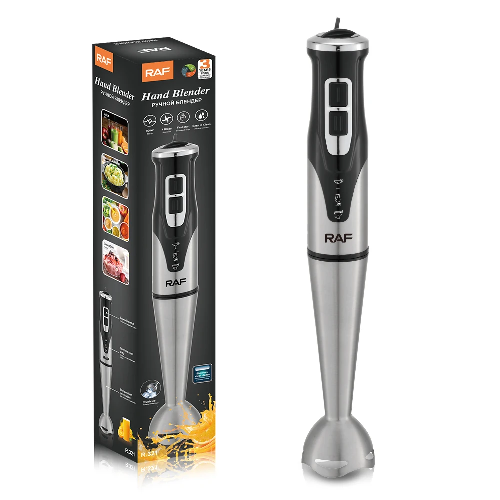 Hot Sale 800W Stainless Steel Crush Ice Multifunction 4 Blade Electric Hand Blender
Hot Sale 800W Stainless Steel Crush Ice Multifunction 4 Blade Electric Hand Blender