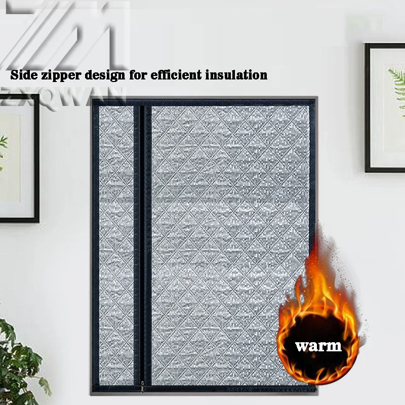 Side zipper cotton curtain, double-layer thickened household cold proof and warm curtain, windproof and cold proof, customizable
Side zipper cotton curtain, double-layer thickened household cold proof and warm curtain, windproof and cold proof, customizable