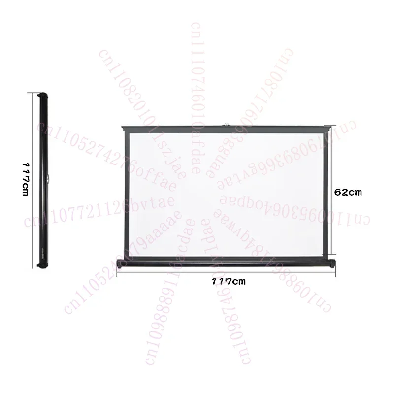 50'' Portable Projector Screen Tabletop Screen HD 16:9 Projection Pull Up Foldable Stand for Camping Business
50'' Portable Projector Screen Tabletop Screen HD 16:9 Projection Pull Up Foldable Stand for Camping Business