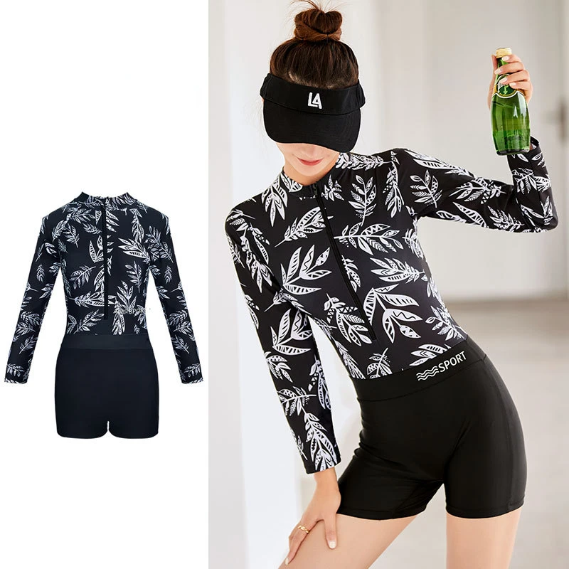 Women's Long Sleeve Belly Covering Swimsuit, Student Swimwear, Professional Sports, Conservative, Popular, Hot Spring, New,
Women's Long Sleeve Belly Covering Swimsuit, Student Swimwear, Professional Sports, Conservative, Popular, Hot Spring, New,