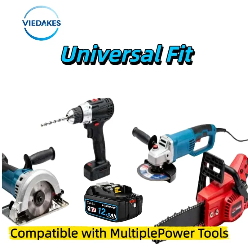 18V 12.0Ah Lithium-ion Battery–High Capacity for Long Runtime,Fast Charging & Wide Compatibility for Makita Cordless Power Tools
18V 12.0Ah Lithium-ion Battery–High Capacity for Long Runtime,Fast Charging & Wide Compatibility for Makita Cordless Power Tools