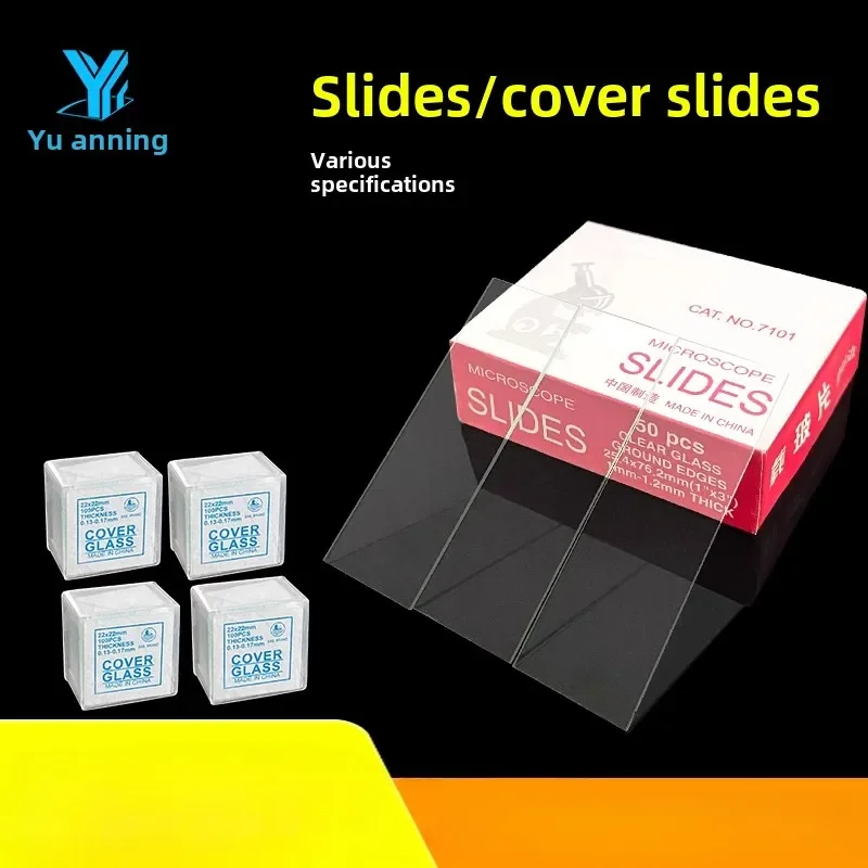 Premium Microscope Glass Slides Kit with Cover Slips and Storage Box for Biological Specimen Slice Preparation
Premium Microscope Glass Slides Kit with Cover Slips and Storage Box for Biological Specimen Slice Preparation
