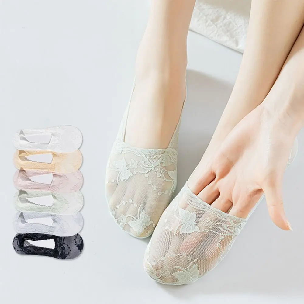 Butterfly Lace Socks Invisible Solid Color Low Ankle Mesh Boat Socks Anti-slip Transparent Women Hosiery Girl
Butterfly Lace Socks Invisible Solid Color Low Ankle Mesh Boat Socks Anti-slip Transparent Women Hosiery Girl