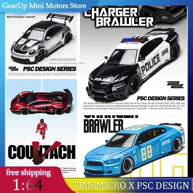 TimeMicro x PSC 1:64 AIT Dongguan Expo Exclusive LSPD Charger Countach Beetle A5 Brrwler Edition Diecast Models Collectors Toy
TimeMicro x PSC 1:64 AIT Dongguan Expo Exclusive LSPD Charger Countach Beetle A5 Brrwler Edition Diecast Models Collectors Toy