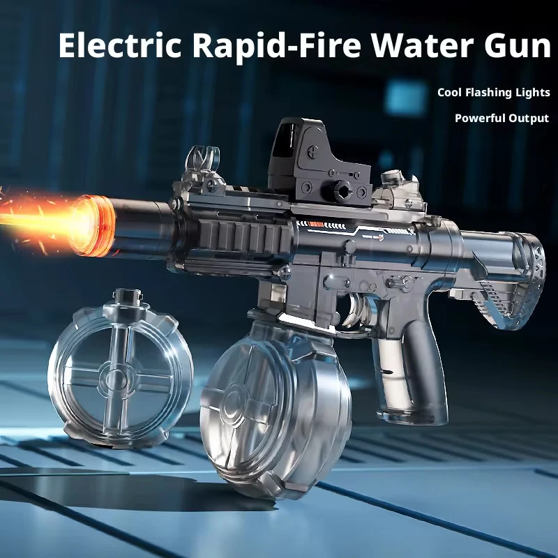Electric Water Guns Large Capacity Powerful Squirt Automatic Water Gun Summer Beach Outdoor Game Toys For Boys Kid Birthday Gift
Electric Water Guns Large Capacity Powerful Squirt Automatic Water Gun Summer Beach Outdoor Game Toys For Boys Kid Birthday Gift