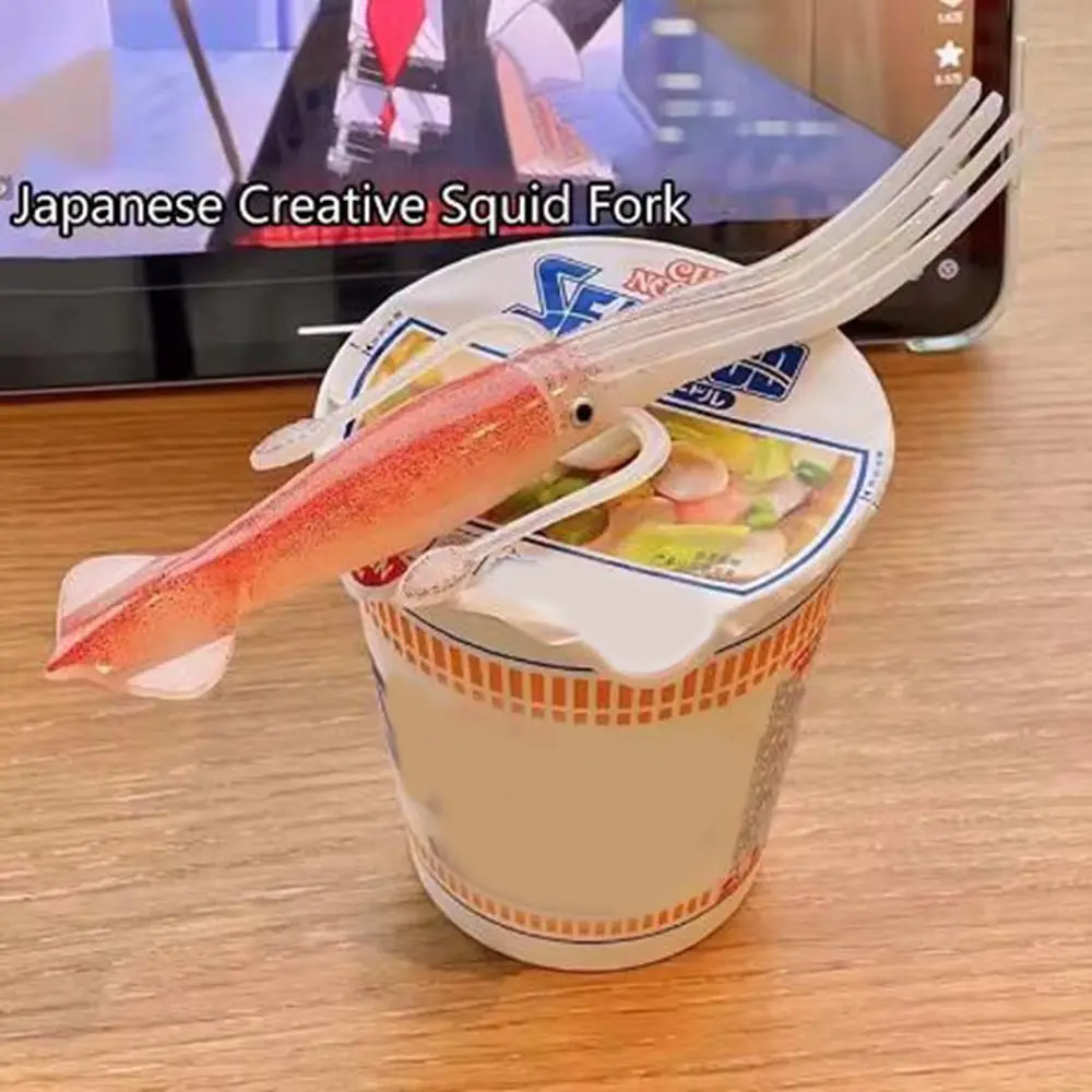 10Pcs Plastic Squid Noodle Fork Reusable Heat-Resistant Squid Cuttlefish Fork Cute Funny Cup Noodle Tableware Fork Restaurant
10Pcs Plastic Squid Noodle Fork Reusable Heat-Resistant Squid Cuttlefish Fork Cute Funny Cup Noodle Tableware Fork Restaurant