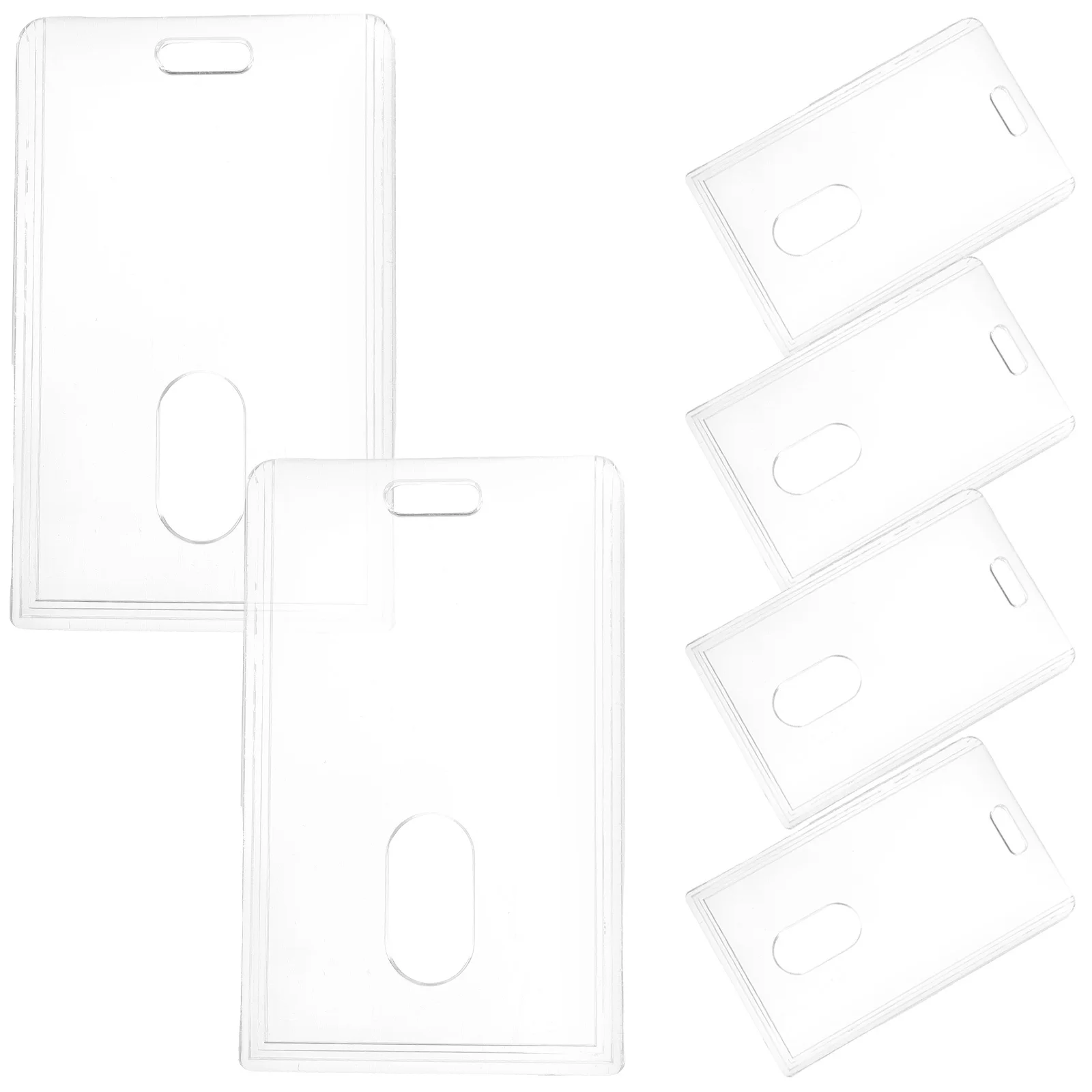 6Pcs Clear Card Sleeves Id Badge Holder for Office School Staff Students Secure Fit Protective Transparent Card Covers Small
6Pcs Clear Card Sleeves Id Badge Holder for Office School Staff Students Secure Fit Protective Transparent Card Covers Small