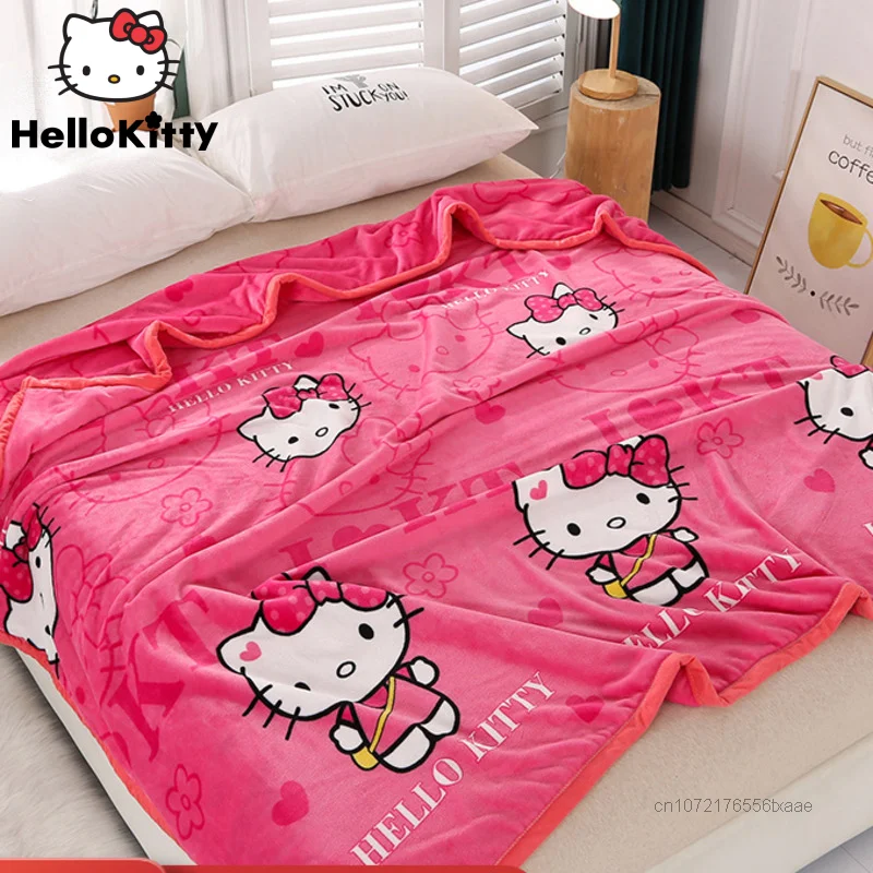 Sanrio, плюшевое одеяло Hello Kitty, простыня для детей и взрослых, мягкие одеяла, мультяшное воздушное одеяло, весеннее пушистое одеяло
Sanrio, плюшевое одеяло Hello Kitty, простыня для детей и взрослых, мягкие одеяла, мультяшное воздушное одеяло, весеннее пушистое одеяло