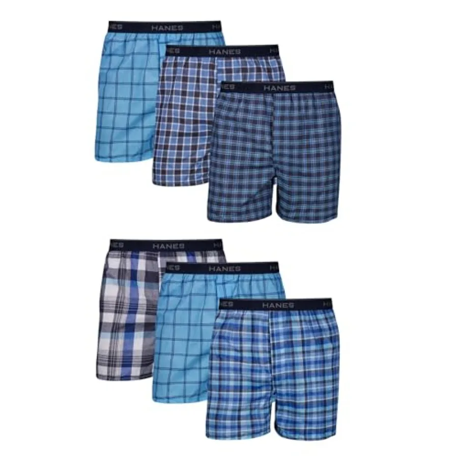 Men's Underwear Boxers Pack, Cool and Breathable Cotton Underwear, Moisture-Wicking Boxers for Men
Men's Underwear Boxers Pack, Cool and Breathable Cotton Underwear, Moisture-Wicking Boxers for Men