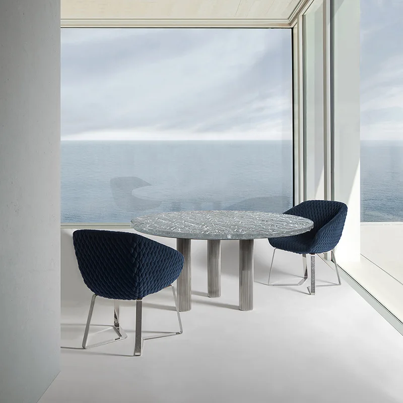 Italian Light Luxury Dining Room Chair Stainless Steel Feet Designer Sales Office Leisure Living Room Adult Reception Chair
Italian Light Luxury Dining Room Chair Stainless Steel Feet Designer Sales Office Leisure Living Room Adult Reception Chair