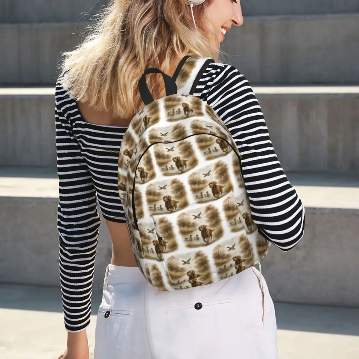 Hunting Dog And Ducks River Scene Student Backpack School Bag Hiking Travel Daypack for Men Women Fashion Bookbag Shoulder Bags
Hunting Dog And Ducks River Scene Student Backpack School Bag Hiking Travel Daypack for Men Women Fashion Bookbag Shoulder Bags