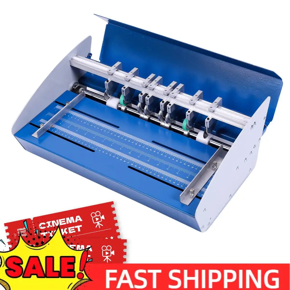 460mm Electric Folding Machine with Scale Ruler Multi-Function Paper Folding Machine for Photos Documents Menus Envelopes Note
460mm Electric Folding Machine with Scale Ruler Multi-Function Paper Folding Machine for Photos Documents Menus Envelopes Note