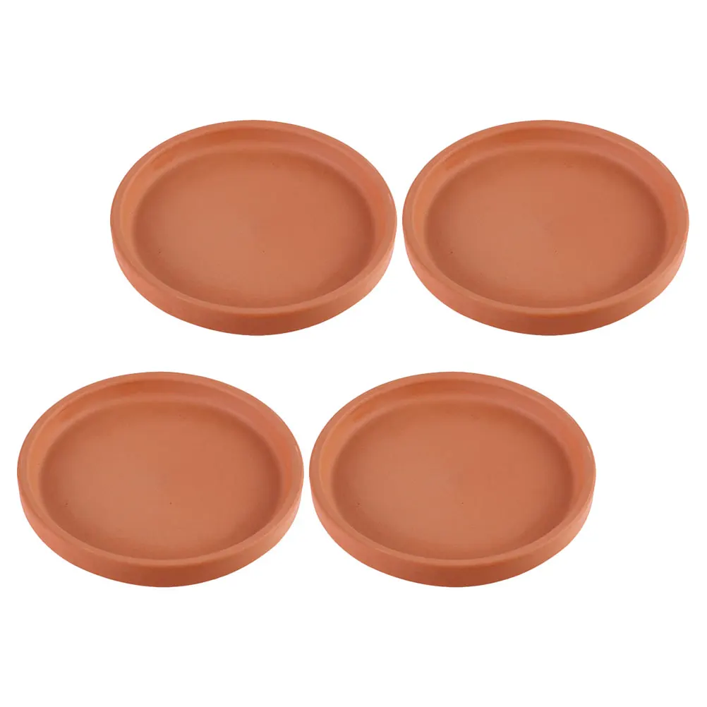 4 Pcs Indoor Plants Flowerpot Mat Bottom Tray Planter Saucers Water Holder Brown Trays for Drainage
4 Pcs Indoor Plants Flowerpot Mat Bottom Tray Planter Saucers Water Holder Brown Trays for Drainage