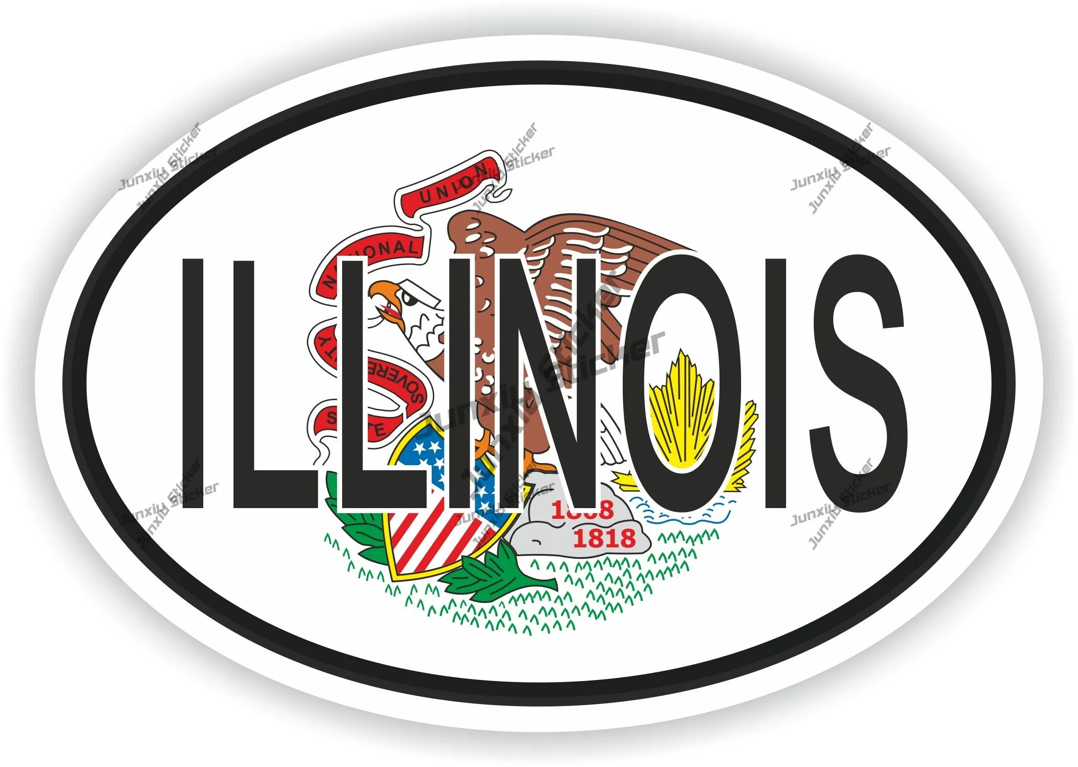 America Illinois Flag Bumper Window Sticker Sunshade Car Windshield Phone Guitar Yacht Jdm Decals Cover Scratches Decoration
America Illinois Flag Bumper Window Sticker Sunshade Car Windshield Phone Guitar Yacht Jdm Decals Cover Scratches Decoration