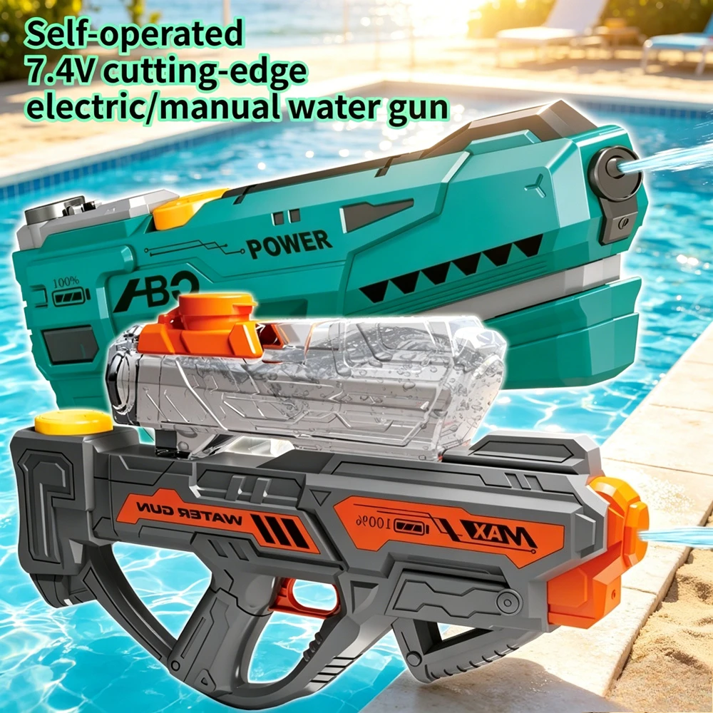 New Electric Water Gun Auto Water Absorption Large Size Multi Shot Toy for Water Games Adult Birthday Gift
New Electric Water Gun Auto Water Absorption Large Size Multi Shot Toy for Water Games Adult Birthday Gift