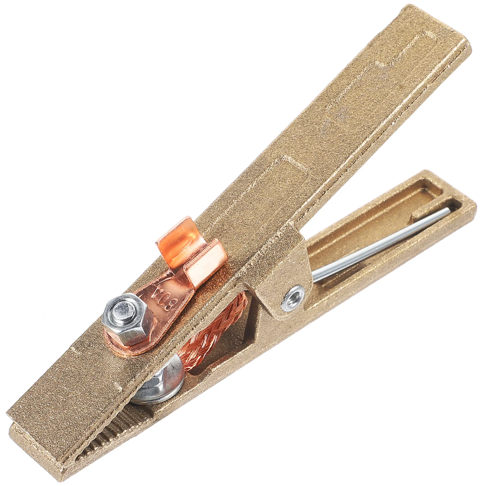 Welding Ground Clamp Heavy Duty Copper 300a Adjustable Tightness A-Shaped Design Stable Electrical Conductivity Welding
Welding Ground Clamp Heavy Duty Copper 300a Adjustable Tightness A-Shaped Design Stable Electrical Conductivity Welding