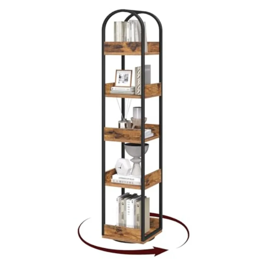 Bookshelf Rotating Bookcase 360° Spinning Book Shelf Rotate Corner Book Shelve Storage Rack for Study Home Office BKHR3501
Bookshelf Rotating Bookcase 360° Spinning Book Shelf Rotate Corner Book Shelve Storage Rack for Study Home Office BKHR3501