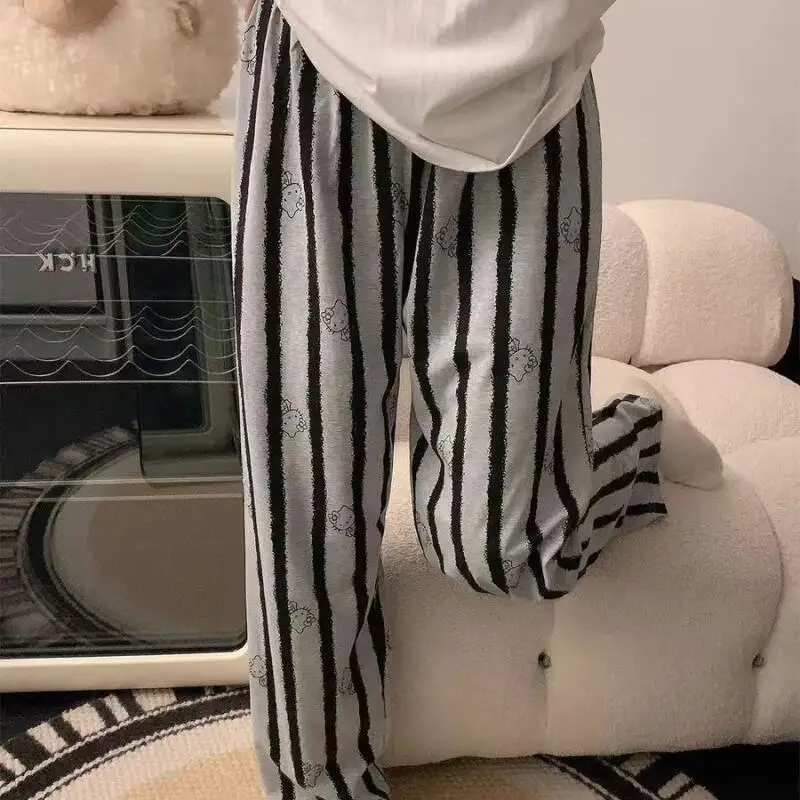 Sanrio Hello Kitty женские пижамные штаны Kawaii с героями мультфильмов, весенне-осенние спальные штаны, хлопковые джинсы, домашняя одежда, брюки, новинка
Sanrio Hello Kitty женские пижамные штаны Kawaii с героями мультфильмов, весенне-осенние спальные штаны, хлопковые джинсы, домашняя одежда, брюки, новинка