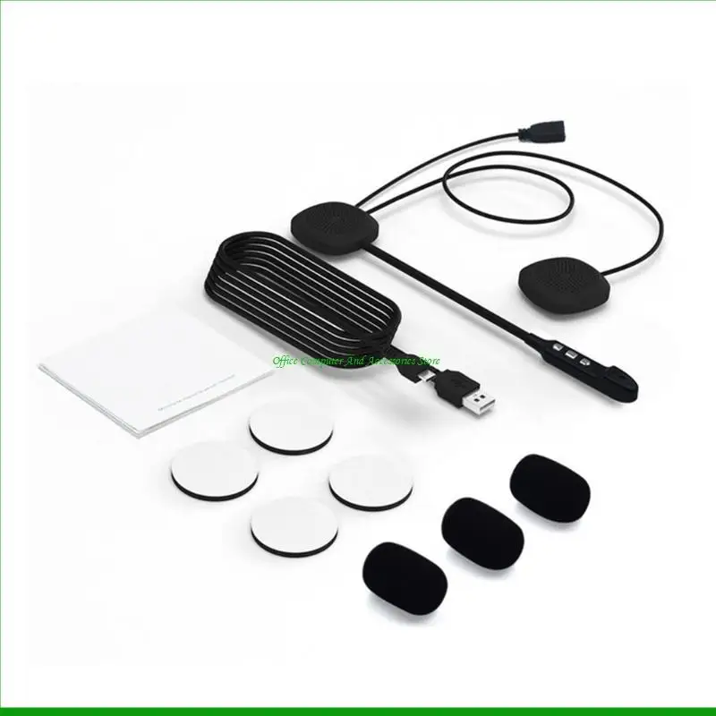 U55C Motorcycle Hearset Hearset Stereo Music & Voice Microphone Soft Cable Earphone
U55C Motorcycle Hearset Hearset Stereo Music & Voice Microphone Soft Cable Earphone