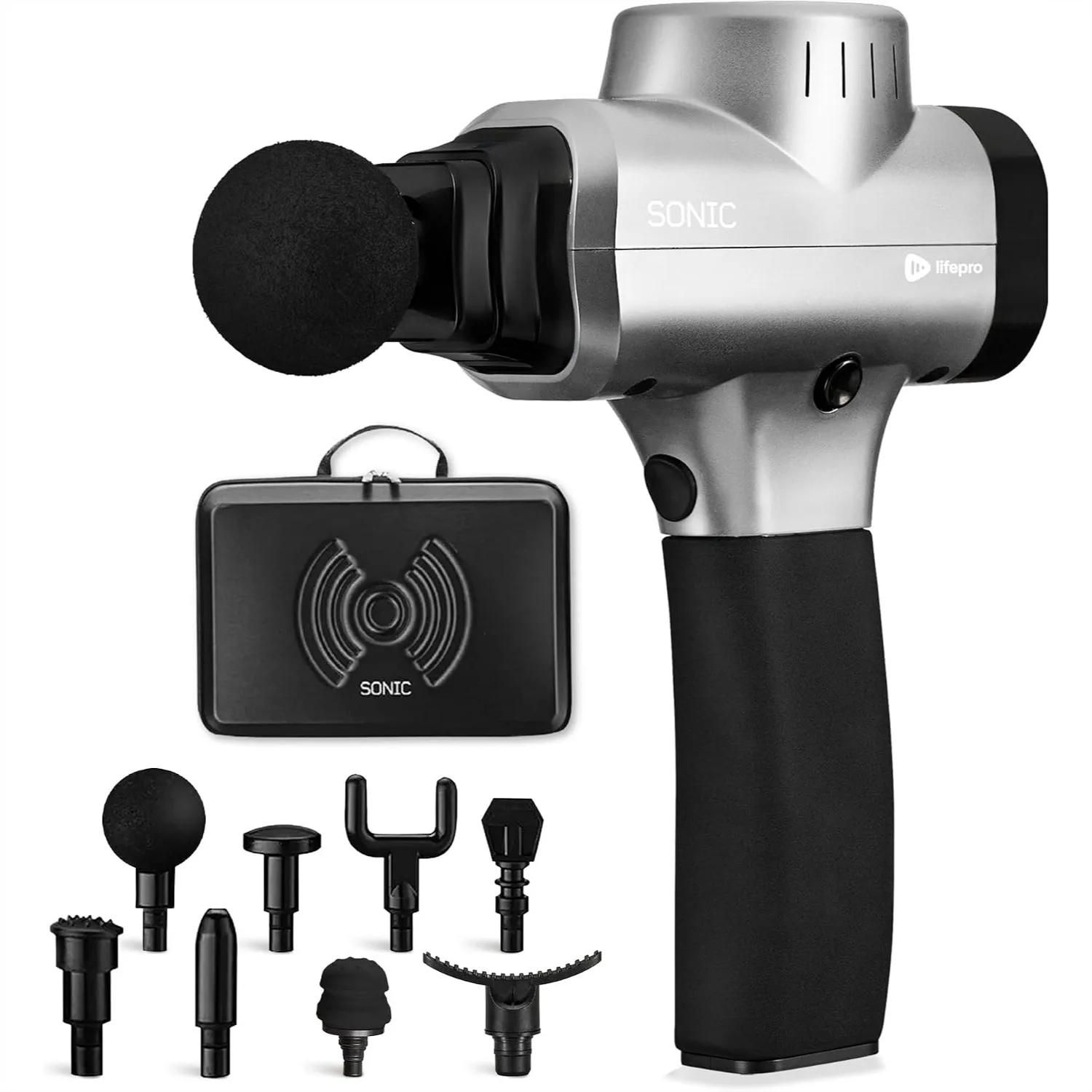 Massage Gun Deep Tissue with 8 Heads 5 Speeds for Athletes Muscle Recovery
Massage Gun Deep Tissue with 8 Heads 5 Speeds for Athletes Muscle Recovery