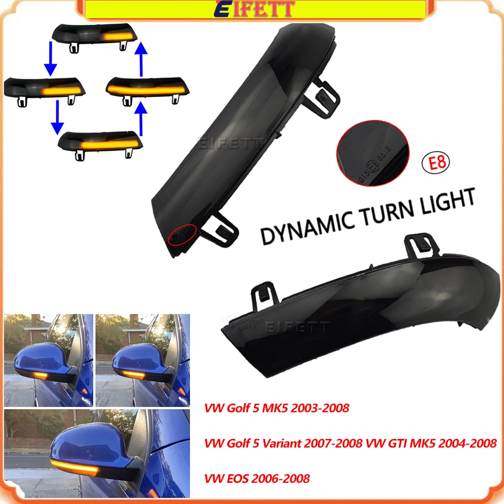 LED Dynamic Turn Signal Light For VW Passat B6 GOLF 5 Jetta MK5 Passat B5.5 Sharan Flowing Water Blinker Flashing Light
LED Dynamic Turn Signal Light For VW Passat B6 GOLF 5 Jetta MK5 Passat B5.5 Sharan Flowing Water Blinker Flashing Light