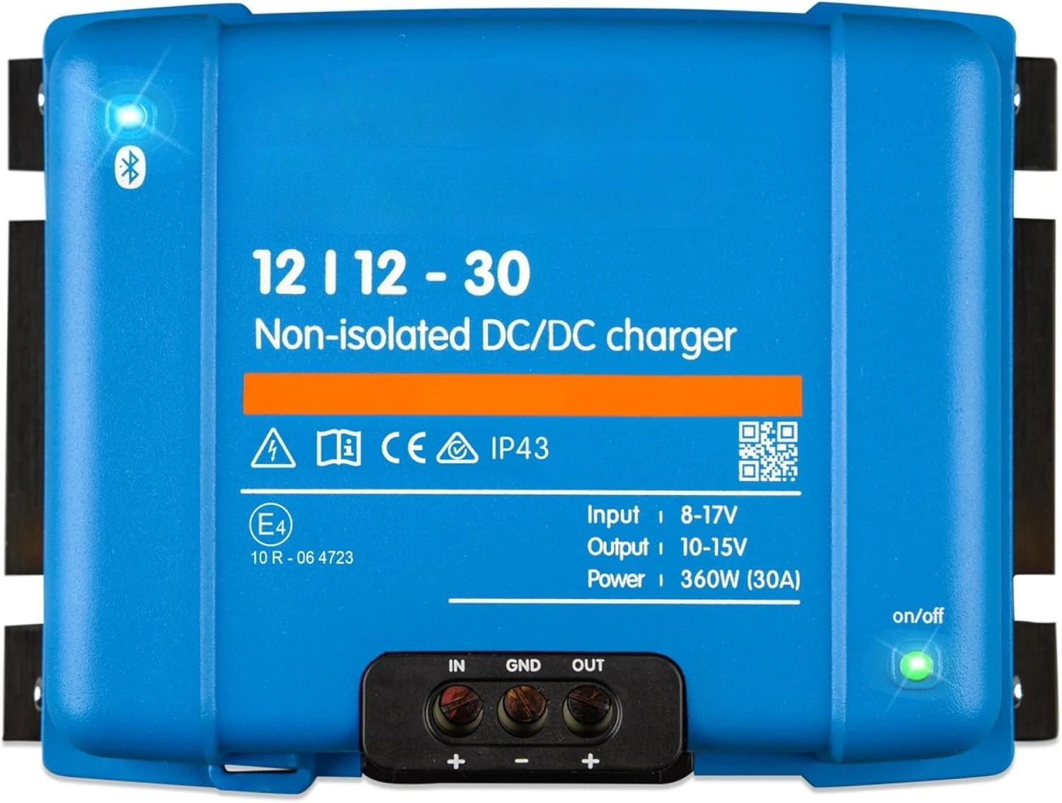Smart DC to DC Charger (Bluetooth) - 12/12-Volt 30 amp 360-Watt - Battery Charger for Dual Battery Systems - Non-Isolated
Smart DC to DC Charger (Bluetooth) - 12/12-Volt 30 amp 360-Watt - Battery Charger for Dual Battery Systems - Non-Isolated