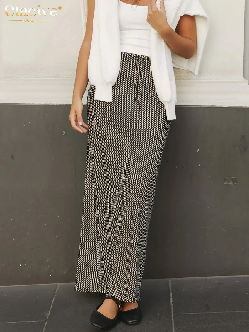 Clacive Fashion Loose Print Skirts For Women 2024 Elegant High Waist Long Skirt Vintage Classic Lace-Up Skirt Female Clothing
Clacive Fashion Loose Print Skirts For Women 2024 Elegant High Waist Long Skirt Vintage Classic Lace-Up Skirt Female Clothing
