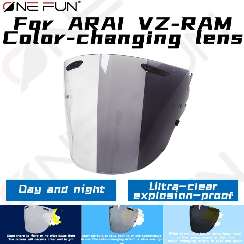 VZ RAM Photochromic Visor For Ar ai VZ RAM VZ-RAM RAM-X SZ-R VAS-Z 3/4 SZ-R VAS EVO Helmet Photochromic Lens Shield Anti Glare
VZ RAM Photochromic Visor For Ar ai VZ RAM VZ-RAM RAM-X SZ-R VAS-Z 3/4 SZ-R VAS EVO Helmet Photochromic Lens Shield Anti Glare