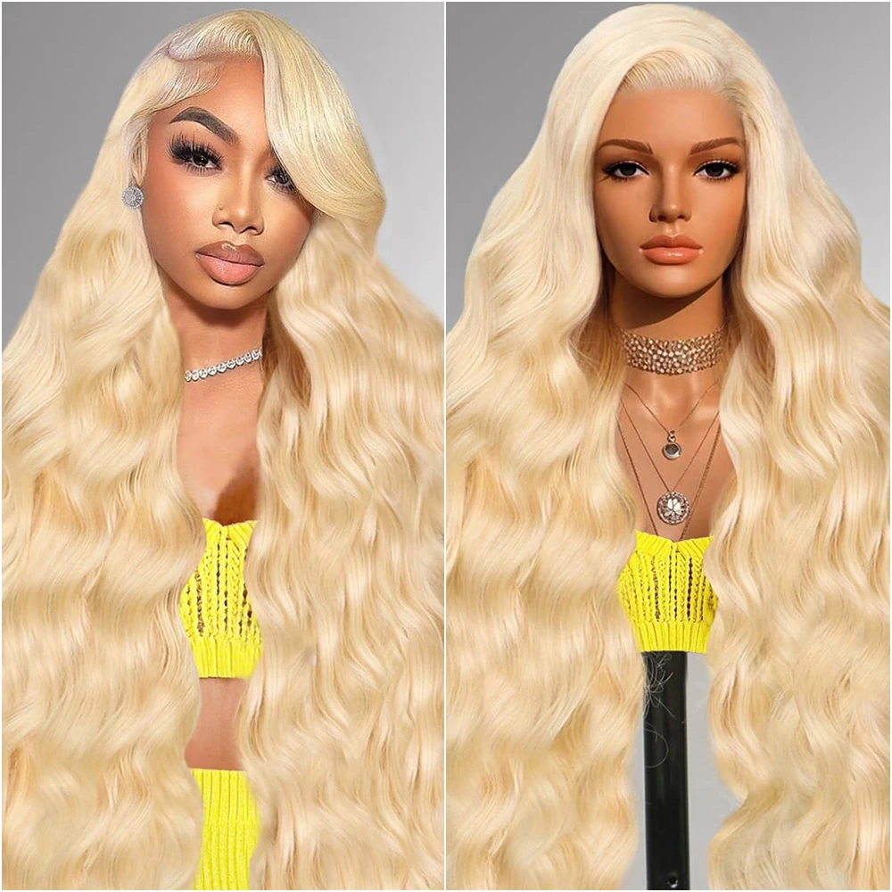 613 13x6 HD Lace Front Wig Human Hair Body Wave Blonde Lace Frontal Wigs For Women 200 Density Natural Hairline With Baby Hair
613 13x6 HD Lace Front Wig Human Hair Body Wave Blonde Lace Frontal Wigs For Women 200 Density Natural Hairline With Baby Hair