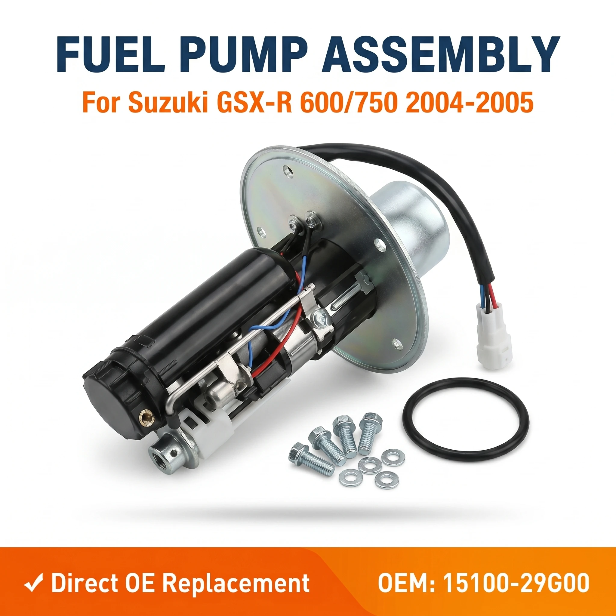 NEW Fuel Pump 15100-29G00 1510029G00 For Suzuki GSX-R GSXR 600 750 2004 2005
NEW Fuel Pump 15100-29G00 1510029G00 For Suzuki GSX-R GSXR 600 750 2004 2005