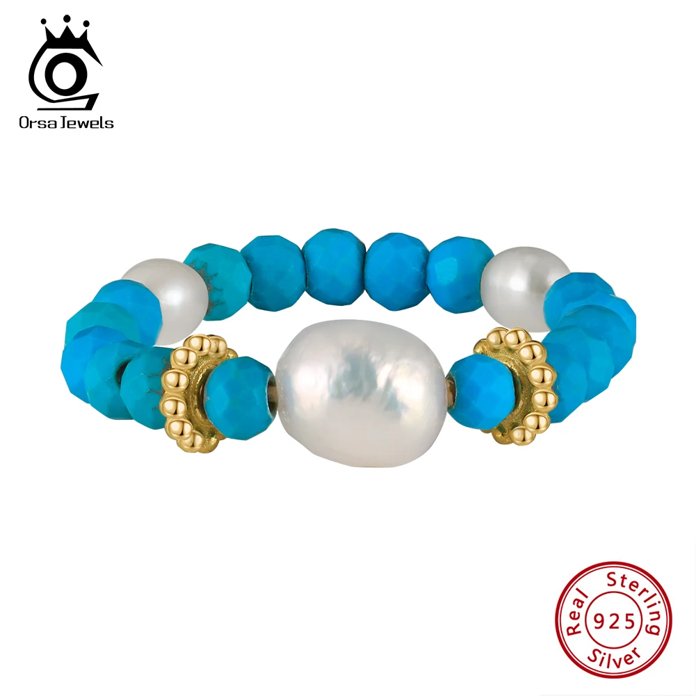 ORSA JEWELS Vintage Turquoise Ring with Freshwater Pearl For Women Wedding Party Jewely Gifts Trendy Fine Rings Handmade MPR01
ORSA JEWELS Vintage Turquoise Ring with Freshwater Pearl For Women Wedding Party Jewely Gifts Trendy Fine Rings Handmade MPR01