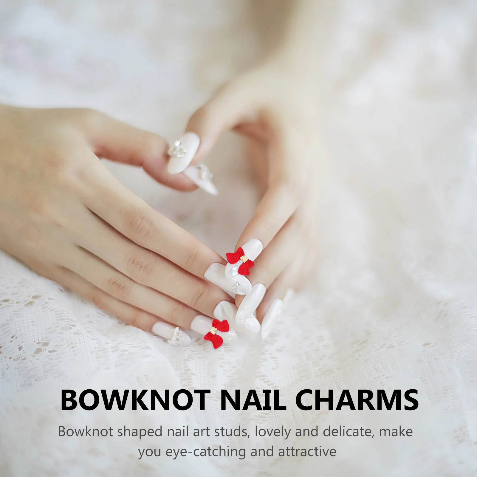 10 Pcs Nail Decor Bow Ornaments Metal Jewelry Studs Rivet Decals Decorations Women's
10 Pcs Nail Decor Bow Ornaments Metal Jewelry Studs Rivet Decals Decorations Women's