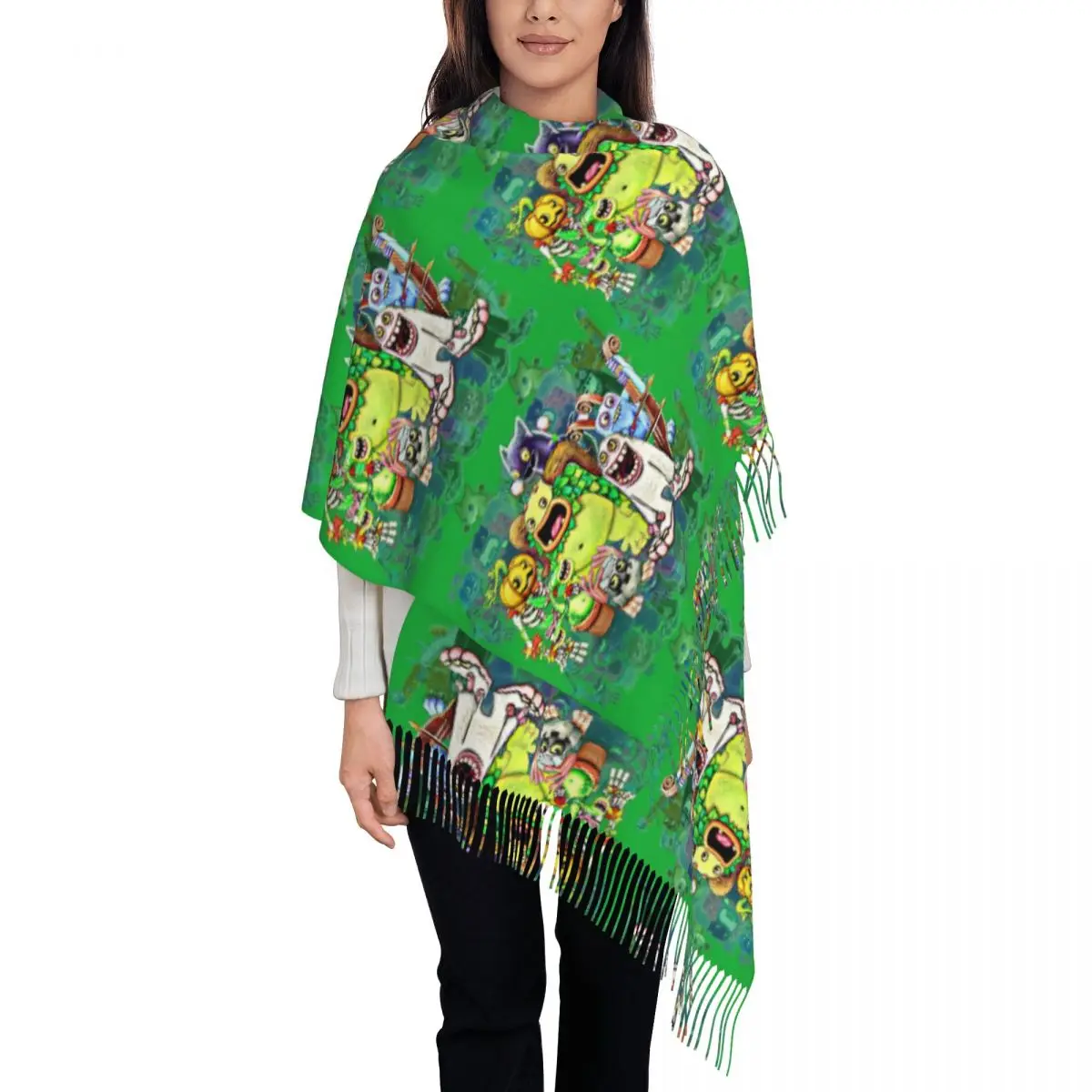 My Singing Monsters Characters N5 Scarf Tassel Scarves Women Soft Warm Shawls and Wraps Large Fall Winter Shawl Wrap
My Singing Monsters Characters N5 Scarf Tassel Scarves Women Soft Warm Shawls and Wraps Large Fall Winter Shawl Wrap
