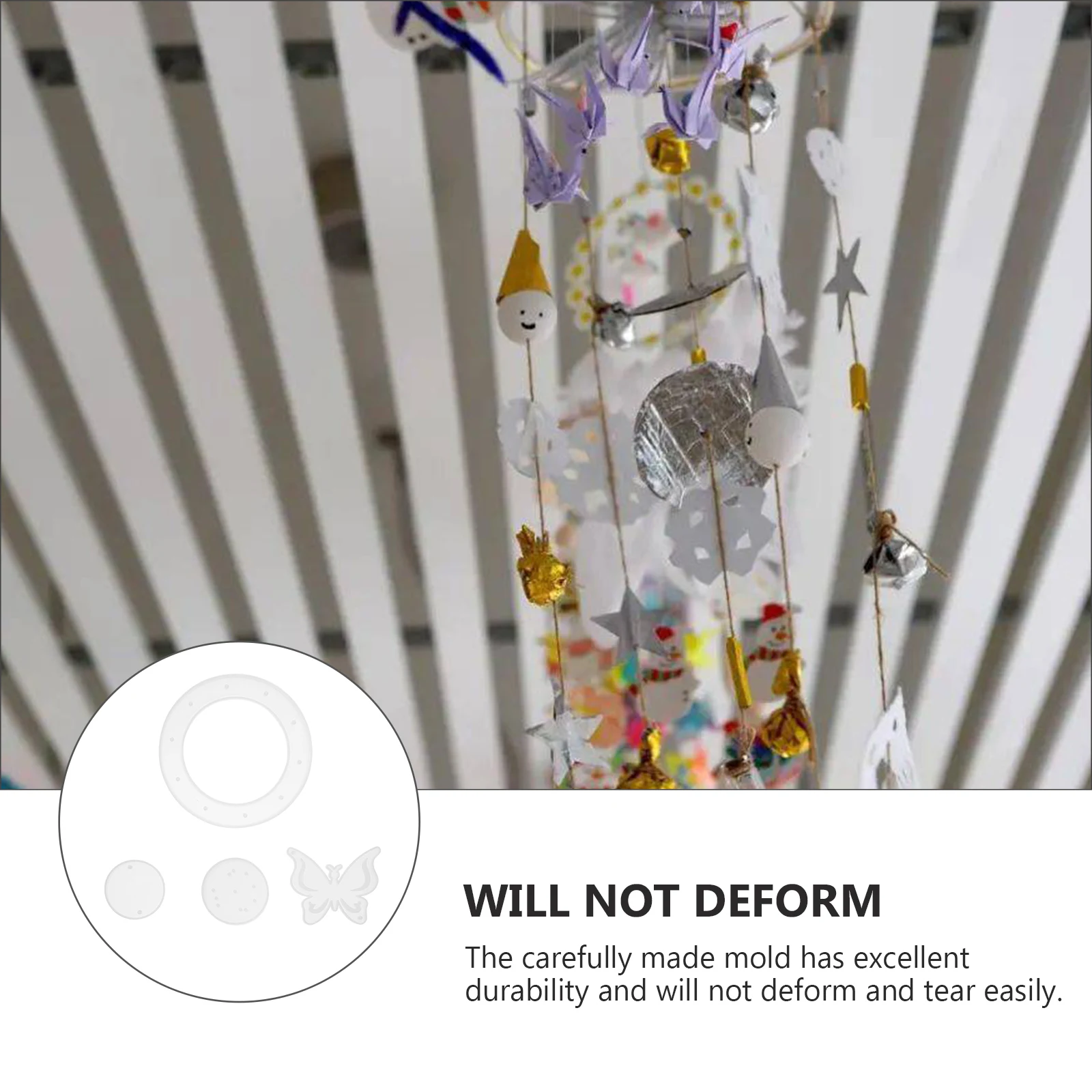 1 set 1 Set Butterfly Silicone Eco-Friendly Wind Chime Diy Pendant Making Mold Epoxy Resin Hanging Decor Craft Mold For Handmade 
1 set 1 Set Butterfly Silicone Eco-Friendly Wind Chime Diy Pendant Making Mold Epoxy Resin Hanging Decor Craft Mold For Handmade