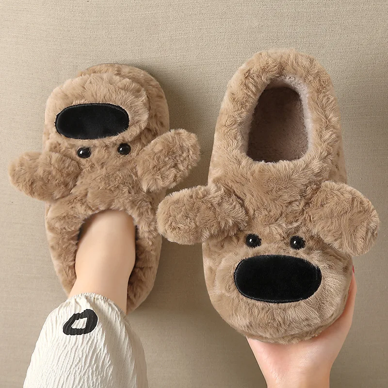 Cartoon Cotton Slippers for Women in Winter Loose Cute Dog Indoor Home Household Cotton Shoes for Men Plush Warm Non-slip Shoes
Cartoon Cotton Slippers for Women in Winter Loose Cute Dog Indoor Home Household Cotton Shoes for Men Plush Warm Non-slip Shoes