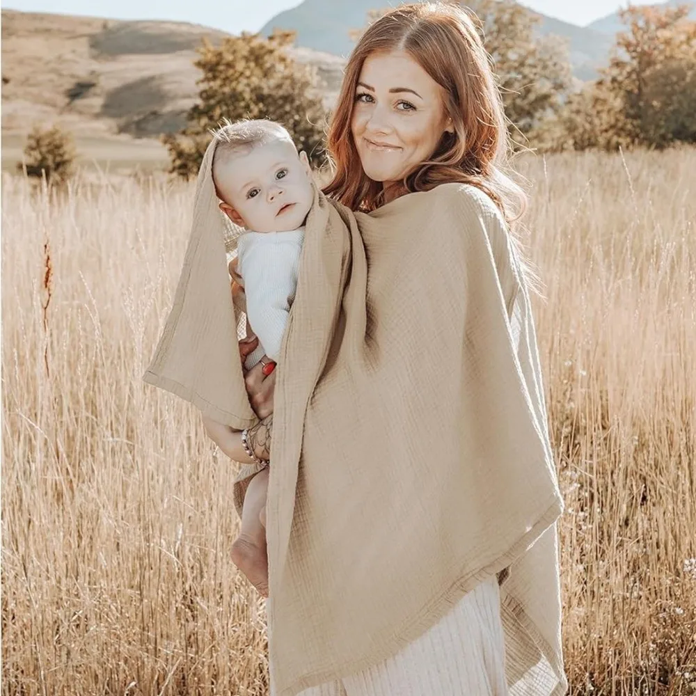 Solid Color Maternal Nursing Covers Comfortable Soft Breastfeeding Blanket Stroller Blanket 2 in 1 Feeding Clothes
Solid Color Maternal Nursing Covers Comfortable Soft Breastfeeding Blanket Stroller Blanket 2 in 1 Feeding Clothes