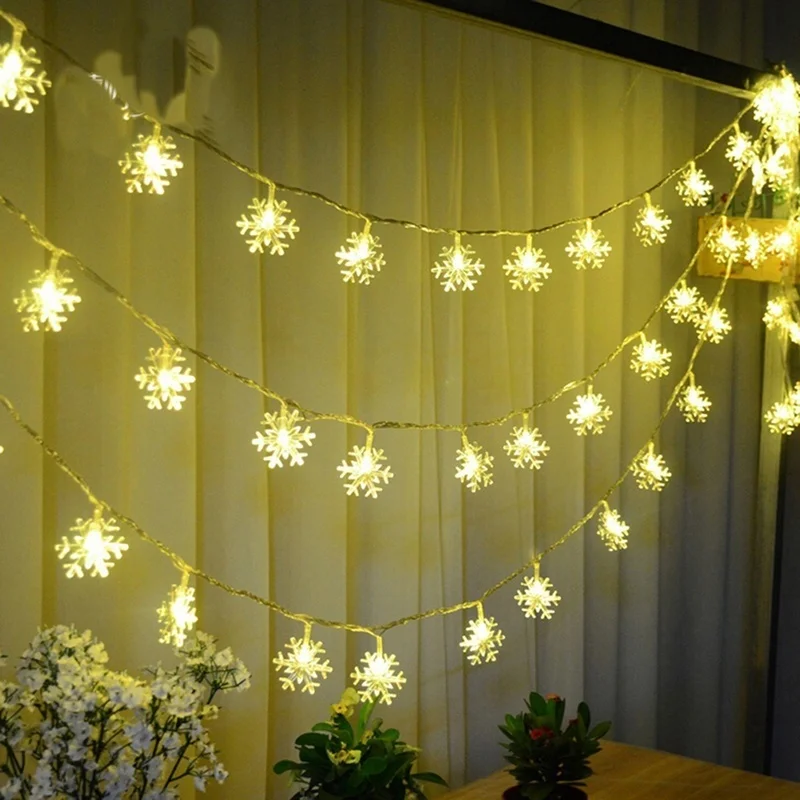 20 Led String Lights Christmas Party Wedding Outdoor Decorations Snowflake White Led Strip Shining Star
20 Led String Lights Christmas Party Wedding Outdoor Decorations Snowflake White Led Strip Shining Star