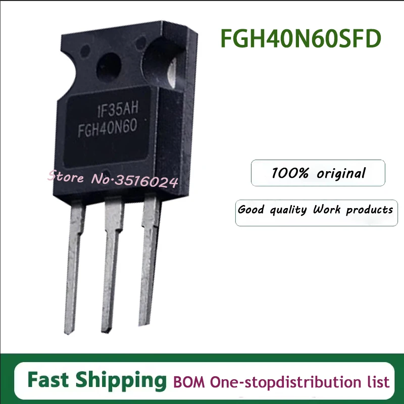 10 шт./лот FGH40N60SFD TO-247 600 В 40 А 100% новый
10 шт./лот FGH40N60SFD TO-247 600 В 40 А 100% новый