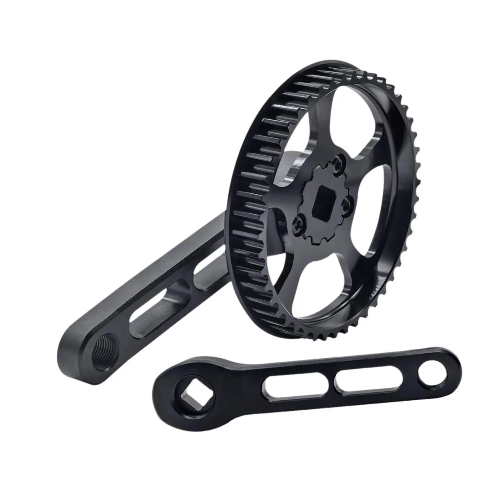 Kids Bicycle Crankset Children Crank Set Repair Aluminum Alloy 46T Belt Wheel Lightweight Easy to Install for Riding Sports
Kids Bicycle Crankset Children Crank Set Repair Aluminum Alloy 46T Belt Wheel Lightweight Easy to Install for Riding Sports
