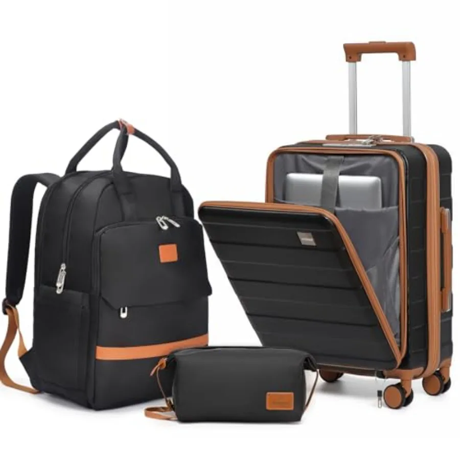Carry on Luggage Airline Approved with TSA Lock, Hard Shell 20 Inch Travel Carry-on Suitcase with Spinner Wheels and Charging P
Carry on Luggage Airline Approved with TSA Lock, Hard Shell 20 Inch Travel Carry-on Suitcase with Spinner Wheels and Charging P