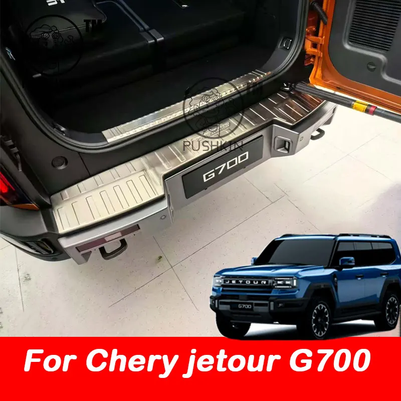For Chery Jetour G700 2025 2026 Accessories Stainless Black Silver Trim Car Rear Trunk Protector Plate Anti Hit/Dust sill Cover 
For Chery Jetour G700 2025 2026 Accessories Stainless Black Silver Trim Car Rear Trunk Protector Plate Anti Hit/Dust sill Cover