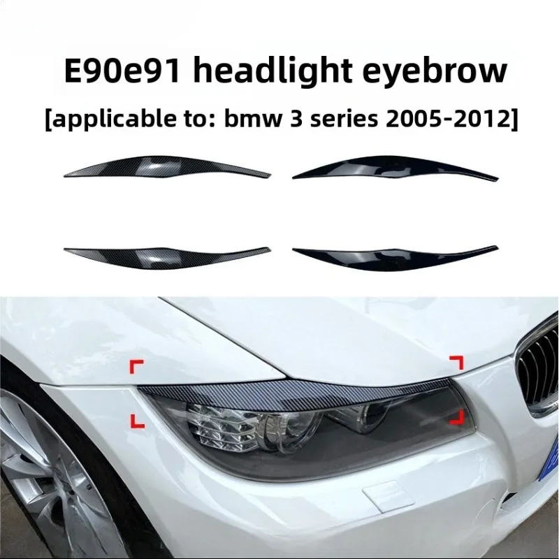 Car Headlight Lamp Eyebrow Cover Trim Stickers for BMW 3 Series E90 E91 320i 330i 2015-12Gloss Black Car Eyelids Lids ABS Carbon
Car Headlight Lamp Eyebrow Cover Trim Stickers for BMW 3 Series E90 E91 320i 330i 2015-12Gloss Black Car Eyelids Lids ABS Carbon