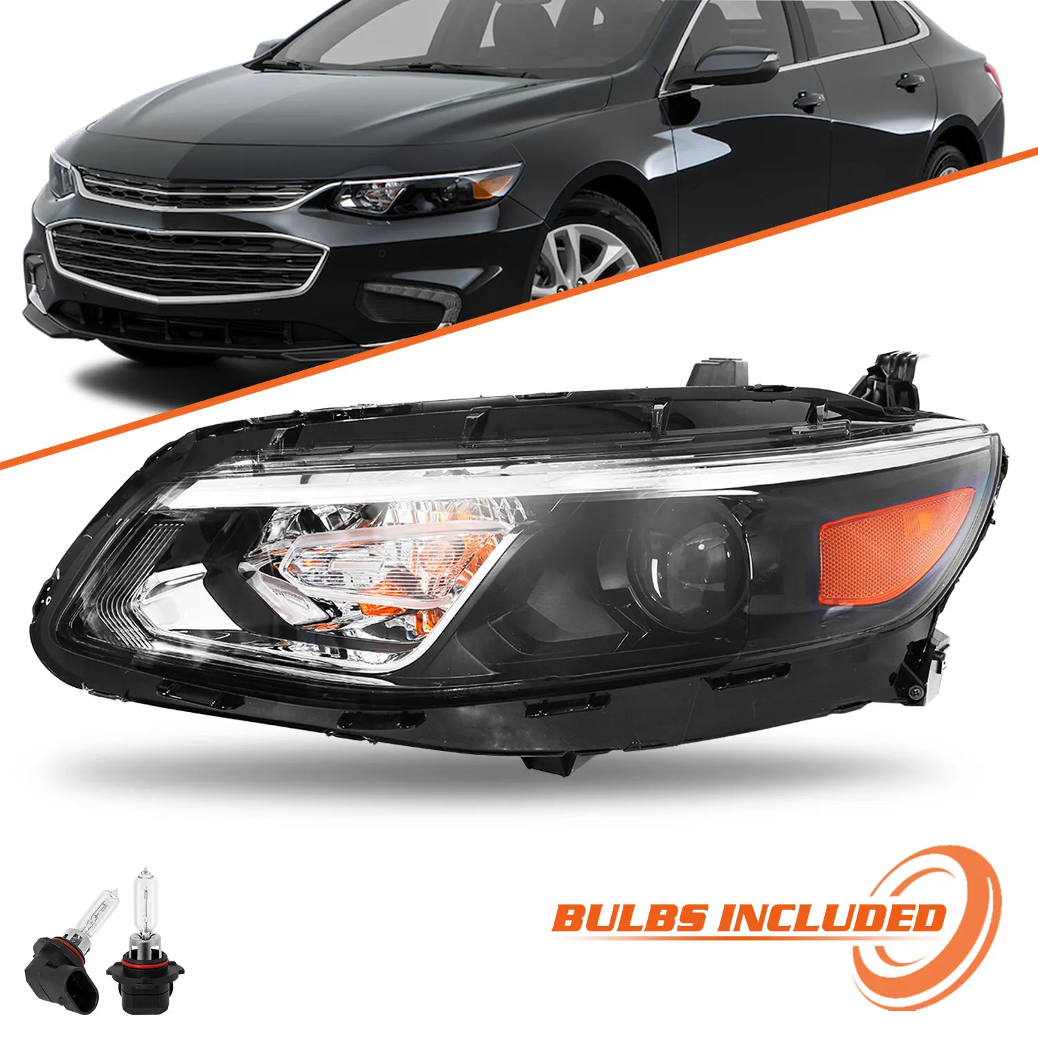 Headlight Headlamp For 2016 2017 2018 Chevy Chevrolet Malibu Halogen Left Driver
Headlight Headlamp For 2016 2017 2018 Chevy Chevrolet Malibu Halogen Left Driver
